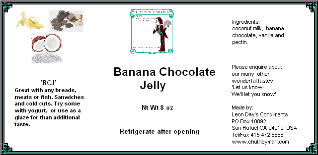 banana chocolate jelly
