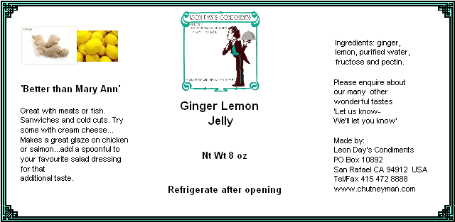 ginger lemon jelly