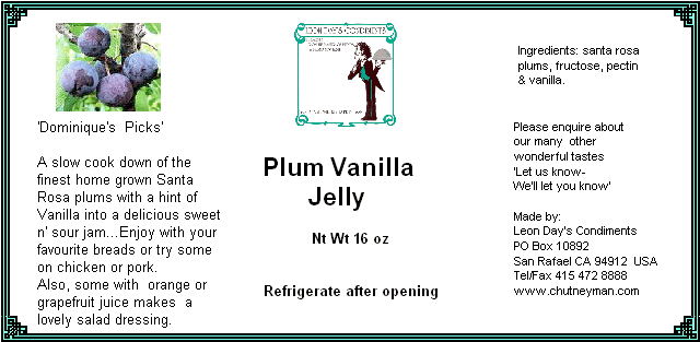 plum vanilla jelly