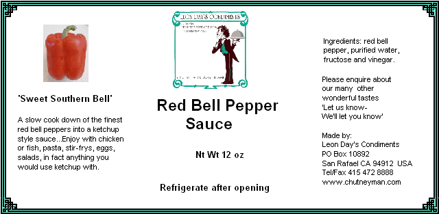 red bell pepper sauce
